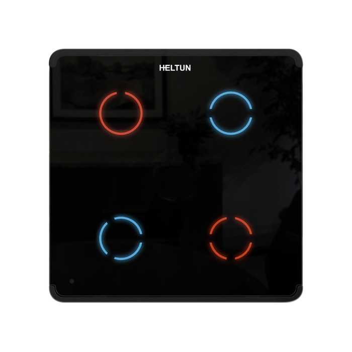Heltun Touch Panel Switch Quarto (fekete-fekete)