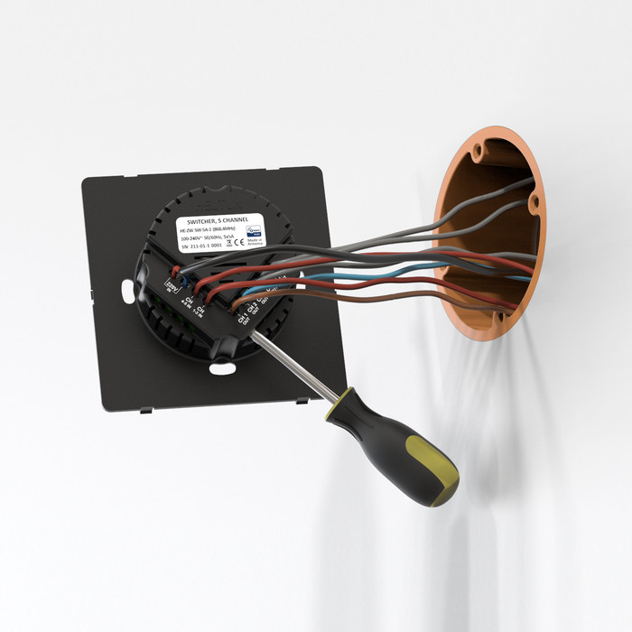 Heltun Touch Panel Switch Duo (fekete-fekete) - 4