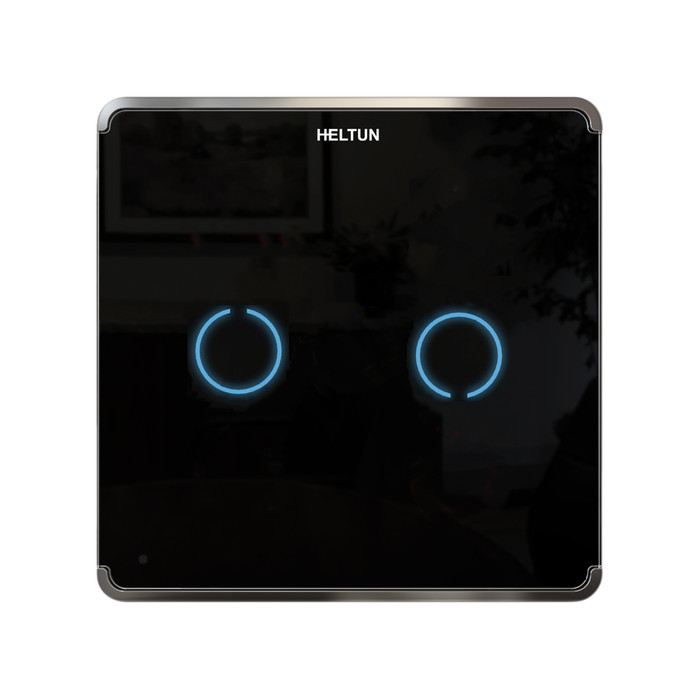 Heltun Touch Panel Switch Duo (fekete-ezüst)