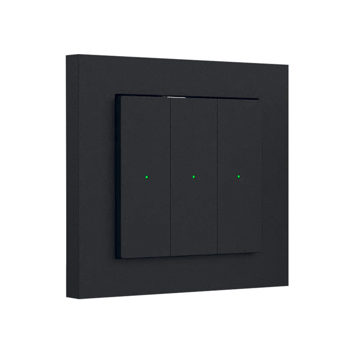 Heatit Z-Push Wall Controller (matt fekete)